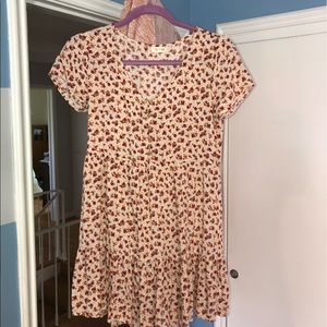 Tilly’s IVY & MAIN Ditsy Knit Babydoll Dress